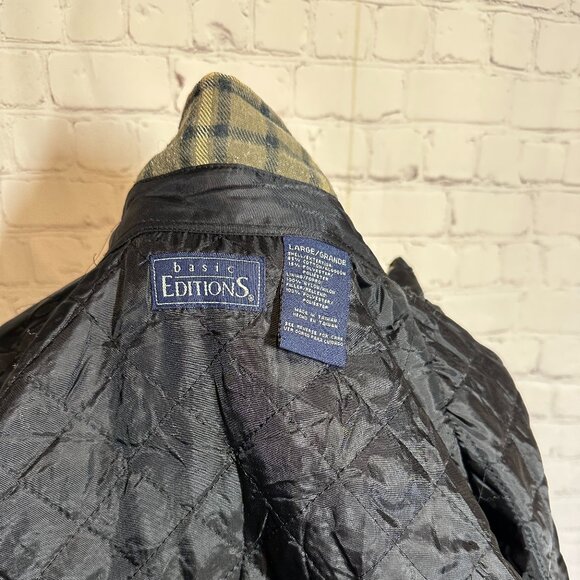 Western Cabin Core Plaid barn jacket quilted basic editions size large mens - Picture 4 of 5